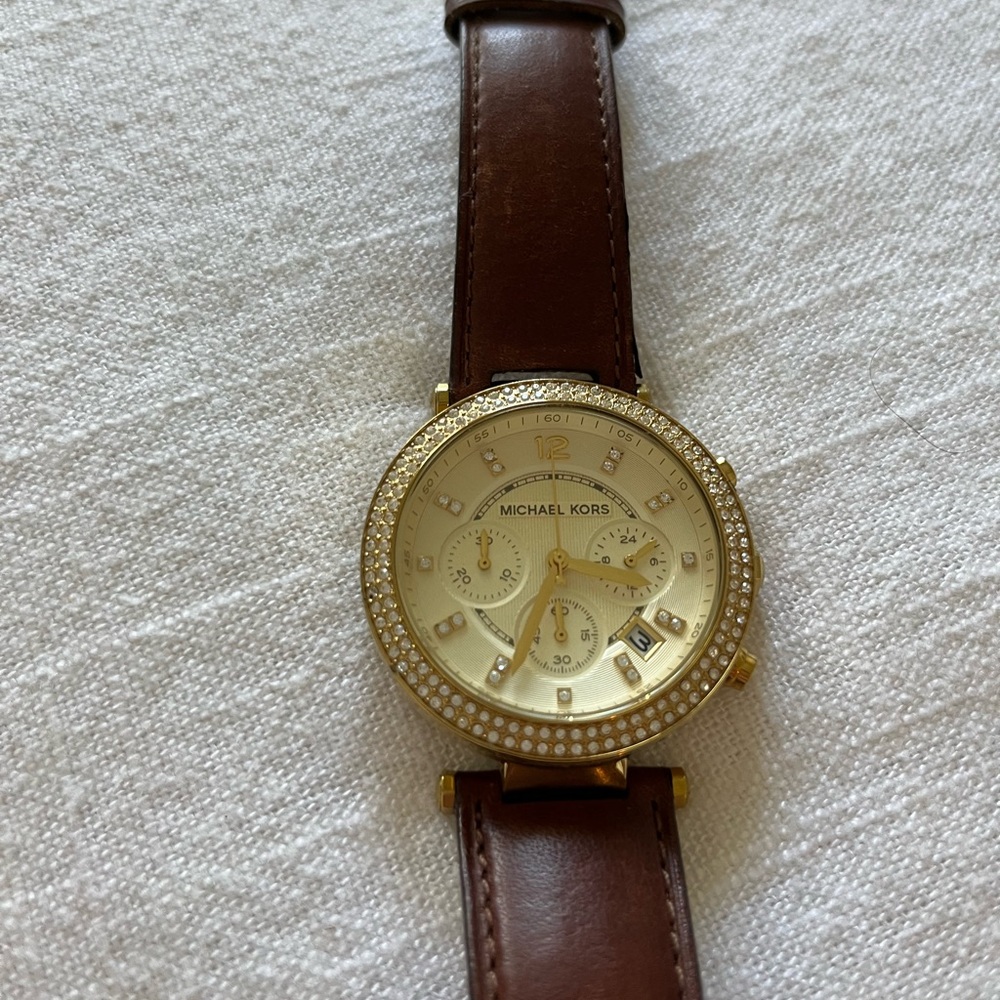 Michael Kors Leather Watch